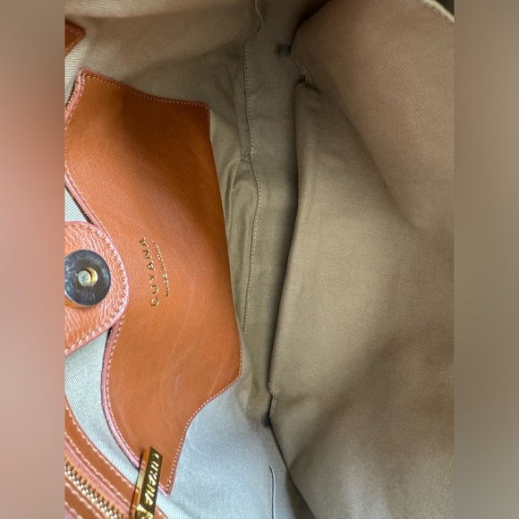 Cuyana Convertible Satchel-13 Inch in Smooth Caramel Leather - Picture 11 of 13